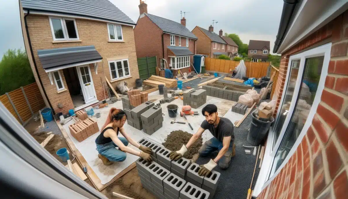 Wide-angle House Extension UK