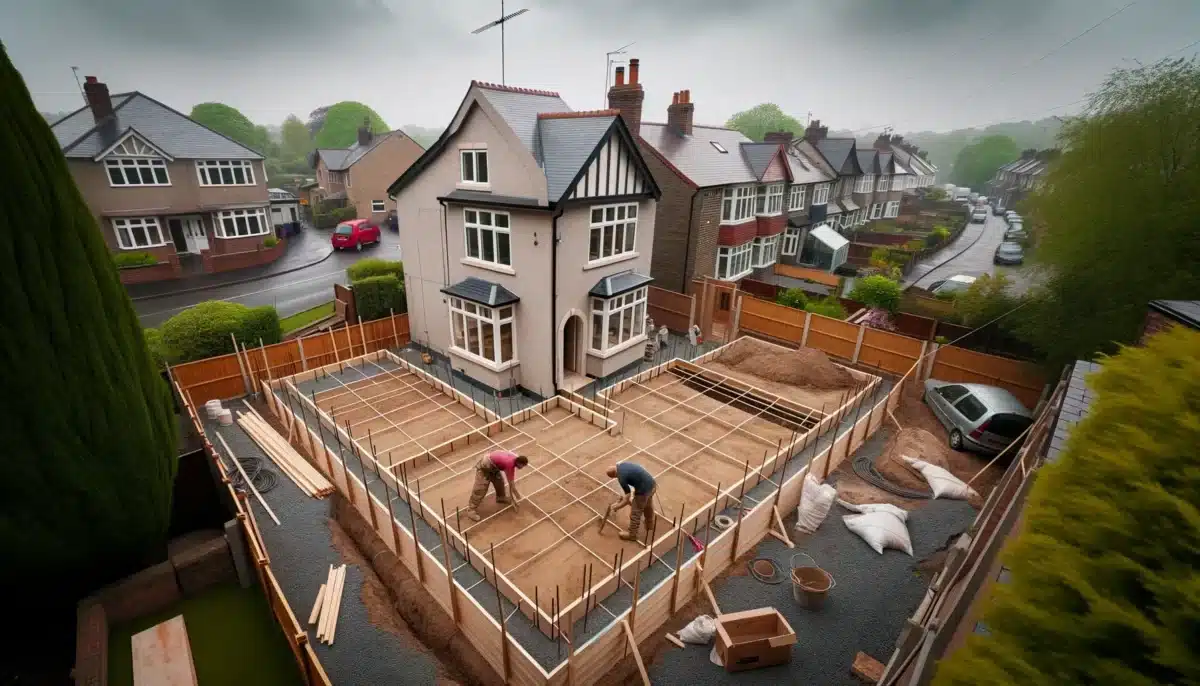 Wide-angle UK House Extension