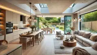 A bright and airy open-plan extension in Norfolk